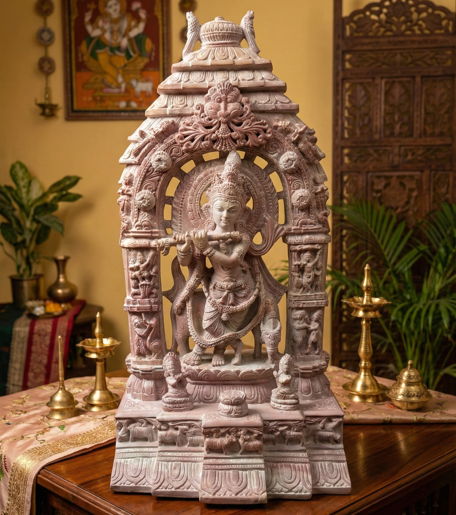 Divyam Venugopal: An Exquisite, Hand-Carved Odisha Soapstone Masterpiece