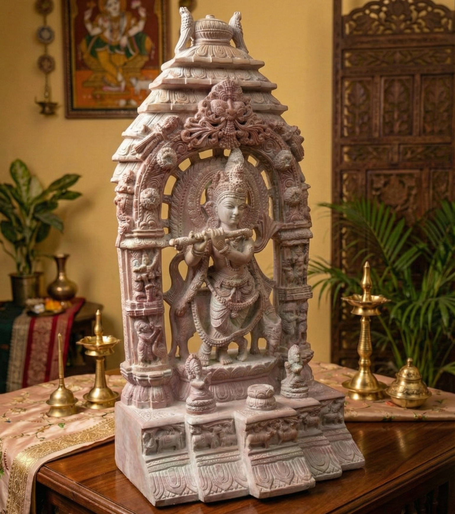 Divyam Venugopal: An Exquisite, Hand-Carved Odisha Soapstone Masterpiece