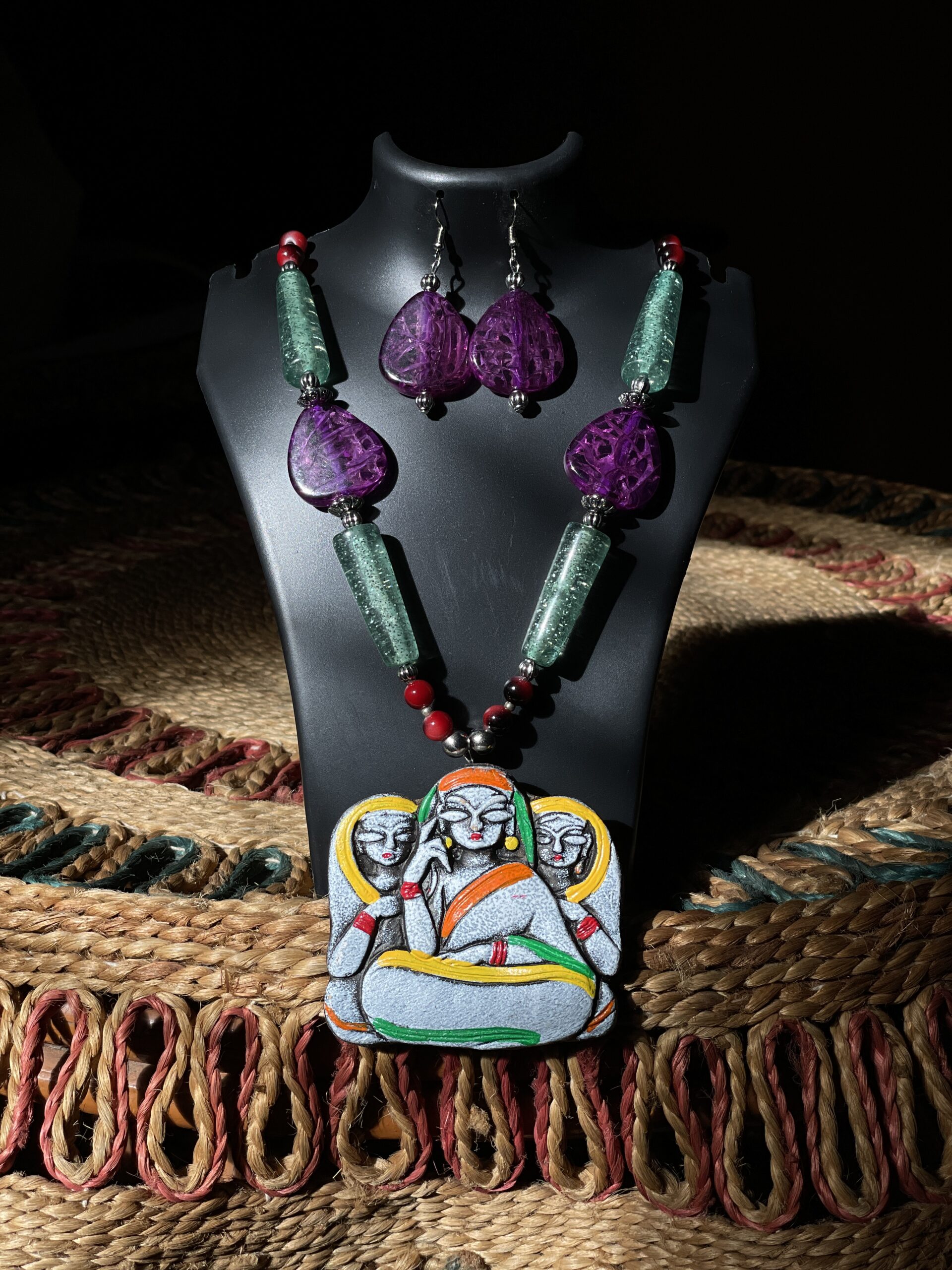 Premium Authentic Handcrafted Jewelry – Tribal Sisters Statement Necklace Set