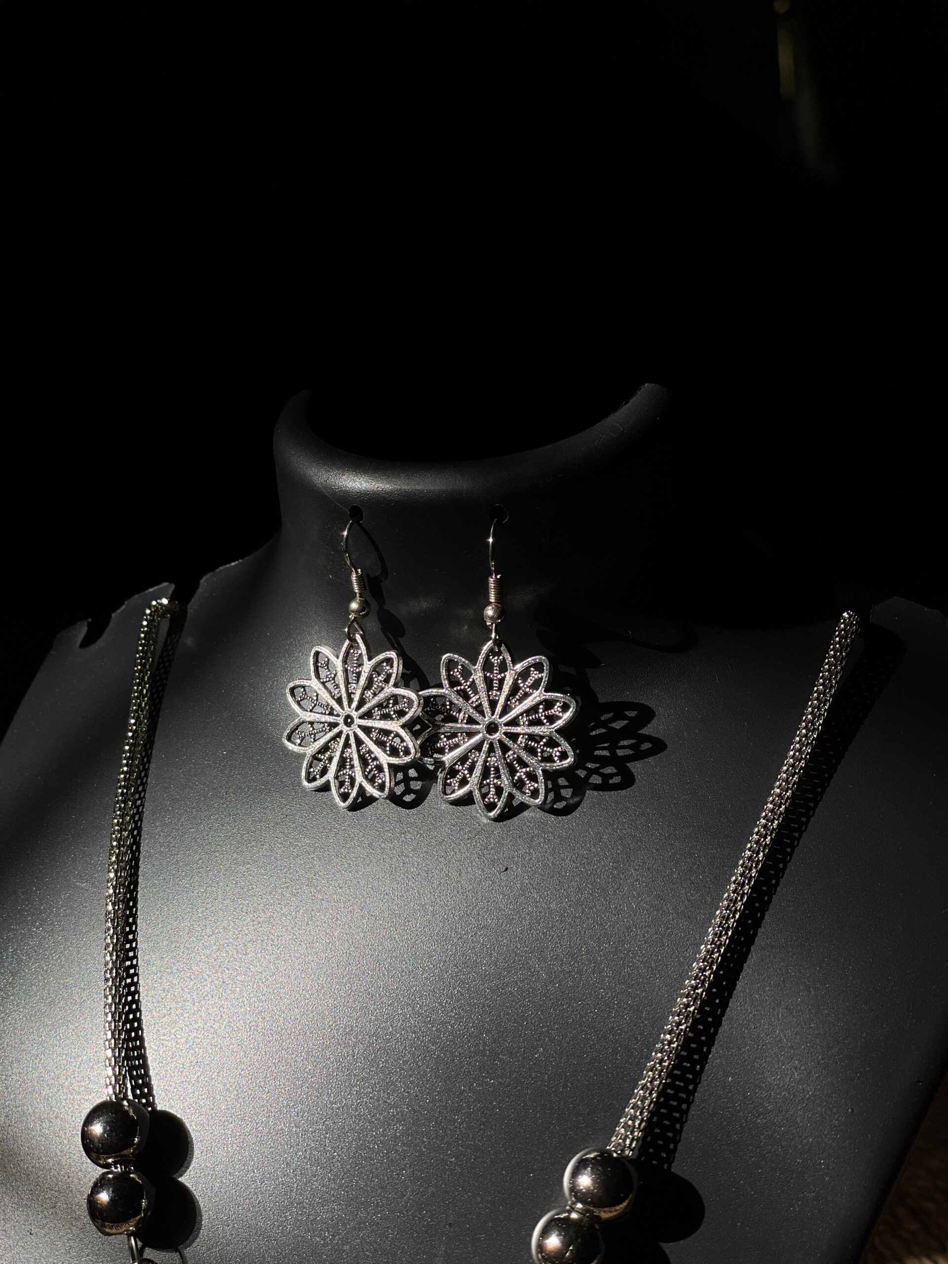 Premium Authentic Oxidized Jewelry – Dancing Peacock Pendant Set with Earrings