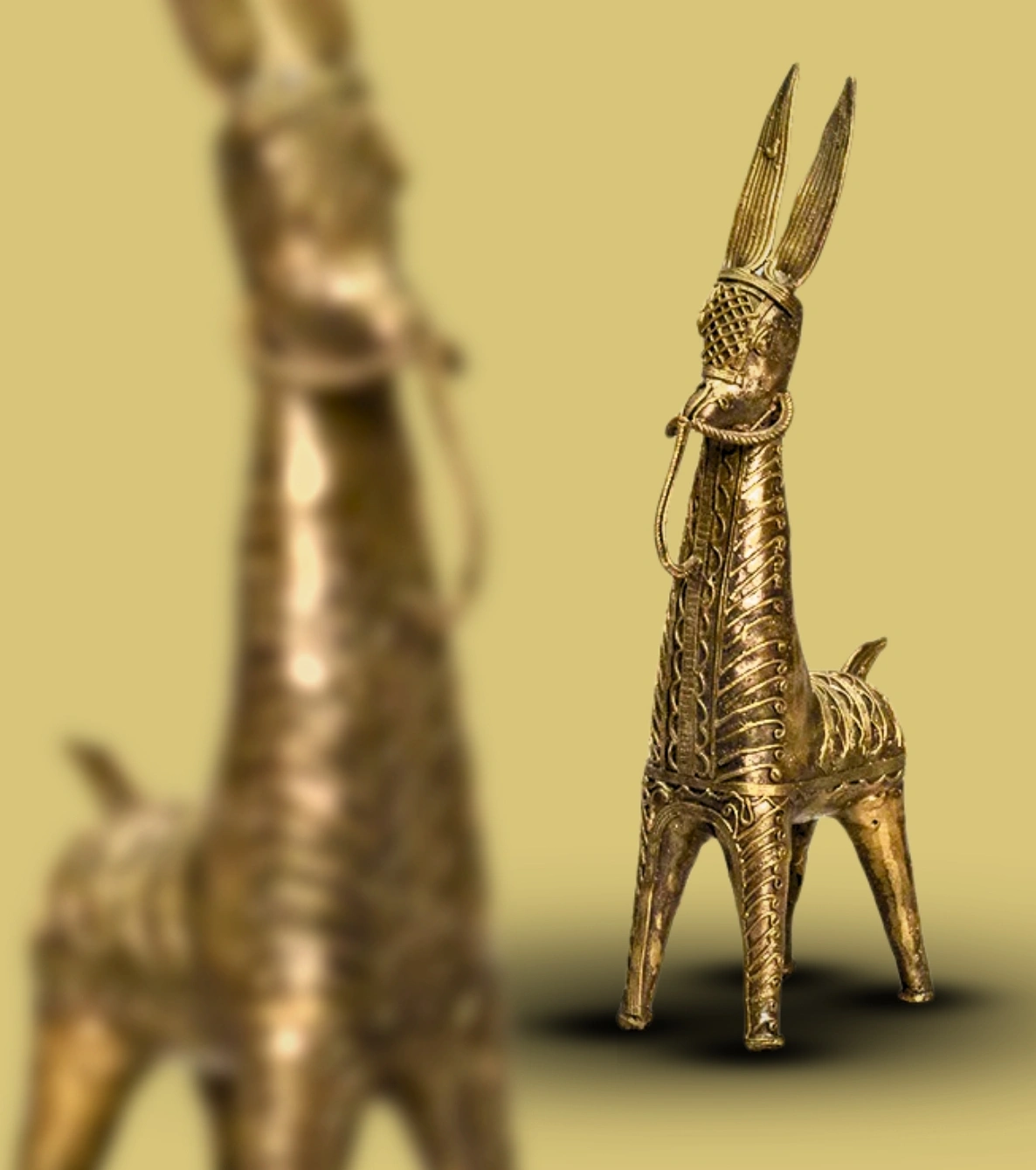Heritage Dokra Bankura Horse – Handcrafted Brass Tribal Sculpture