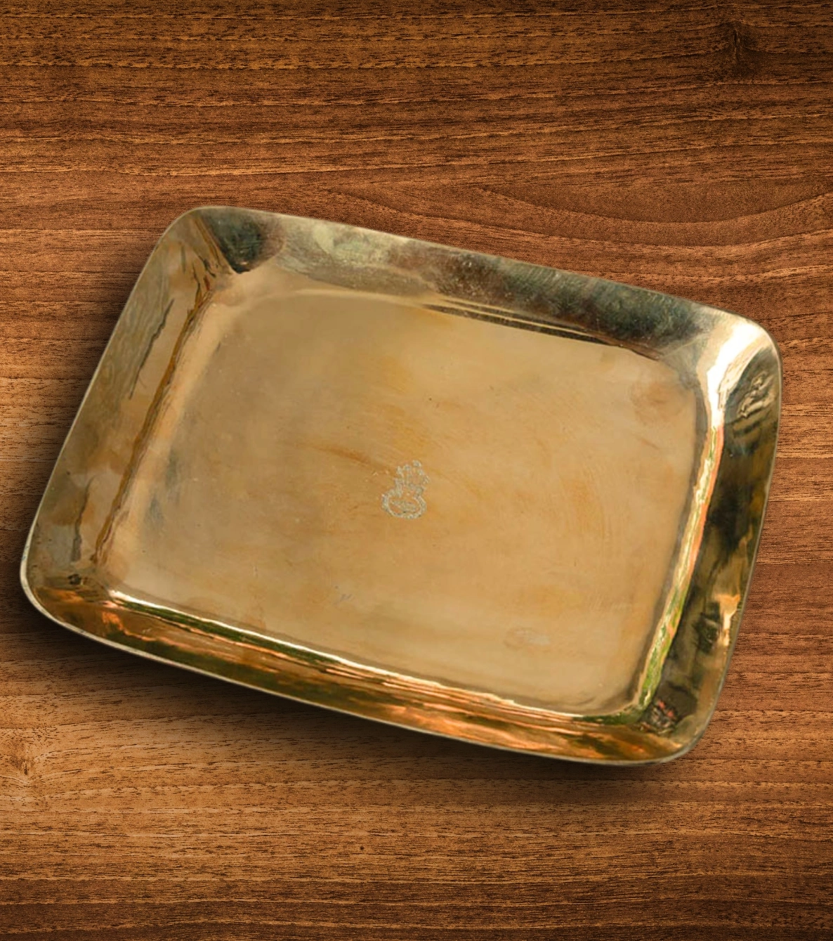 Contemporary Pure Kansa Rectangular Serving Plate