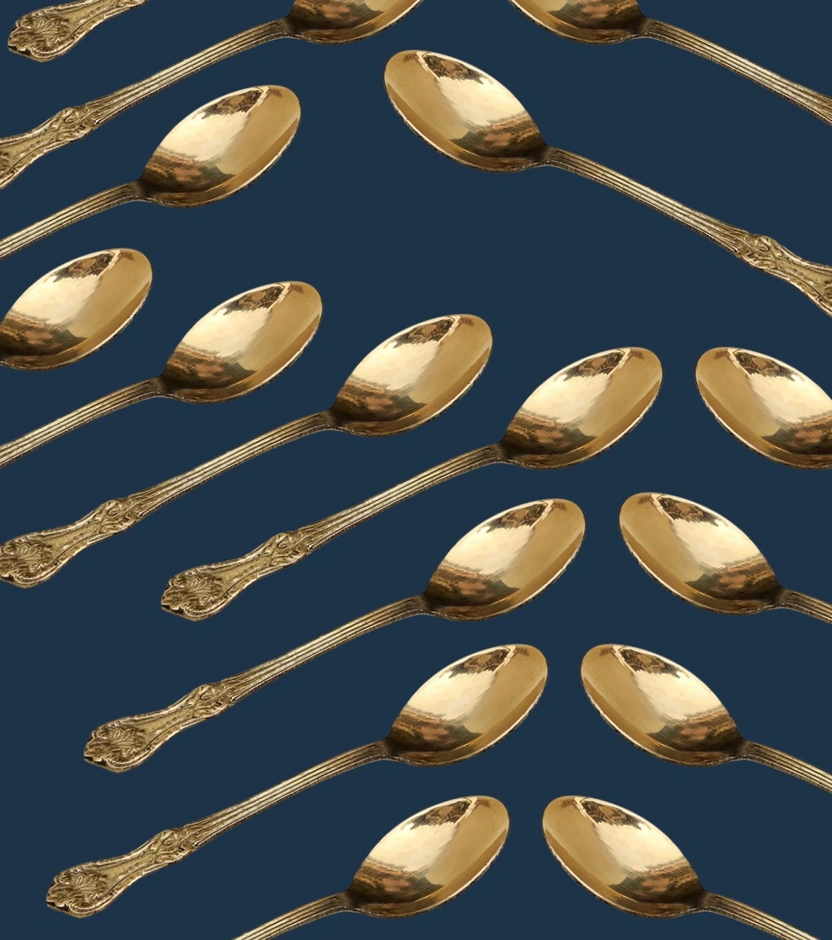 Hand-Crafted Pure Kansa Dessert & Dining Spoon