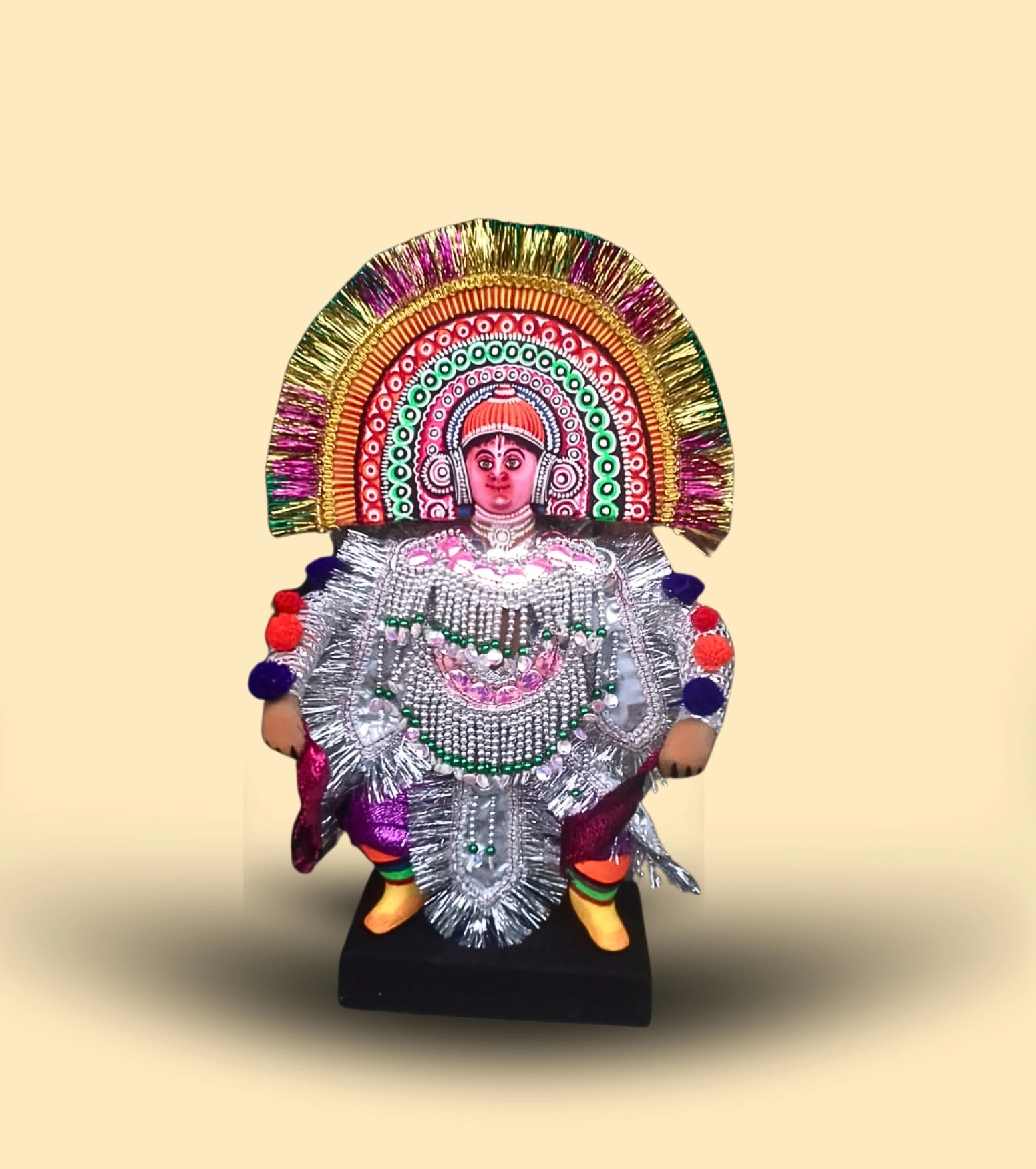 Purulia Chhau Figurine – Heroic Prince Avatar