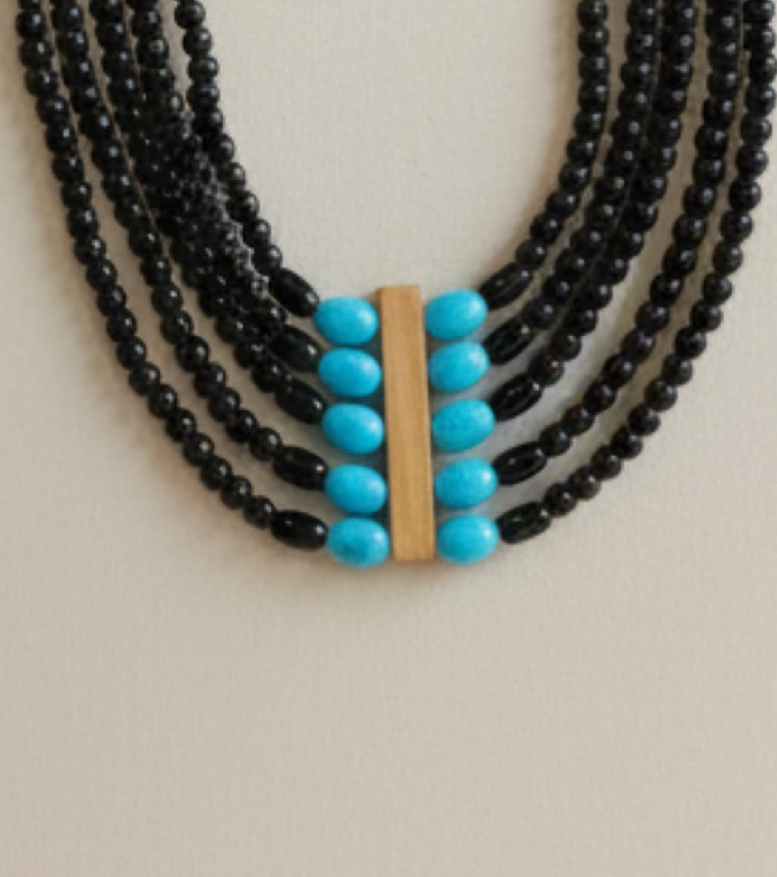 Authentic Naga Beads Neck Piece - Handcrafted Tribal Jewelry