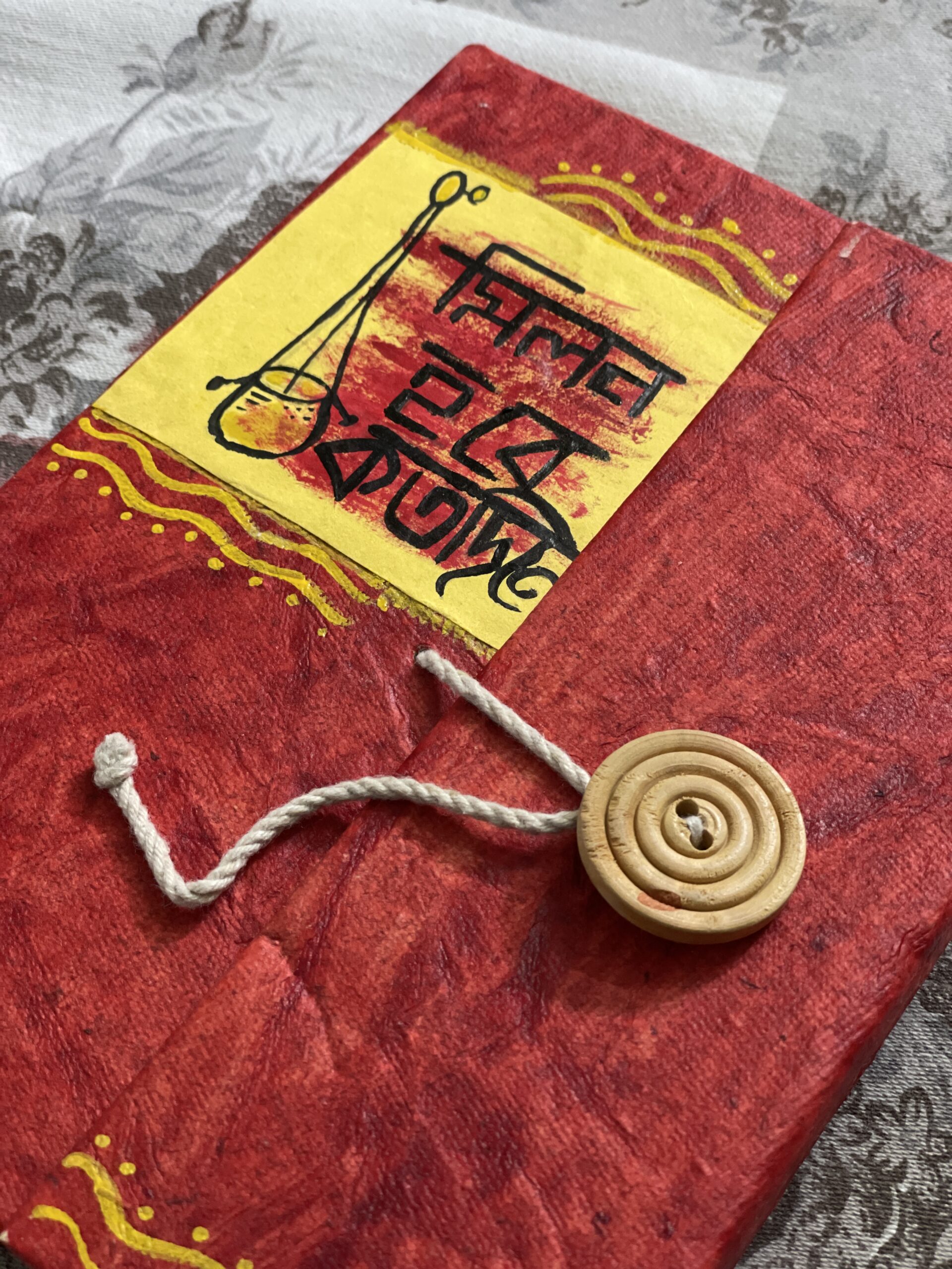 Premium Handcrafted Stationery – Baul Jatra Eco Folder Diary by IndiTemptation (Handmade Paper)