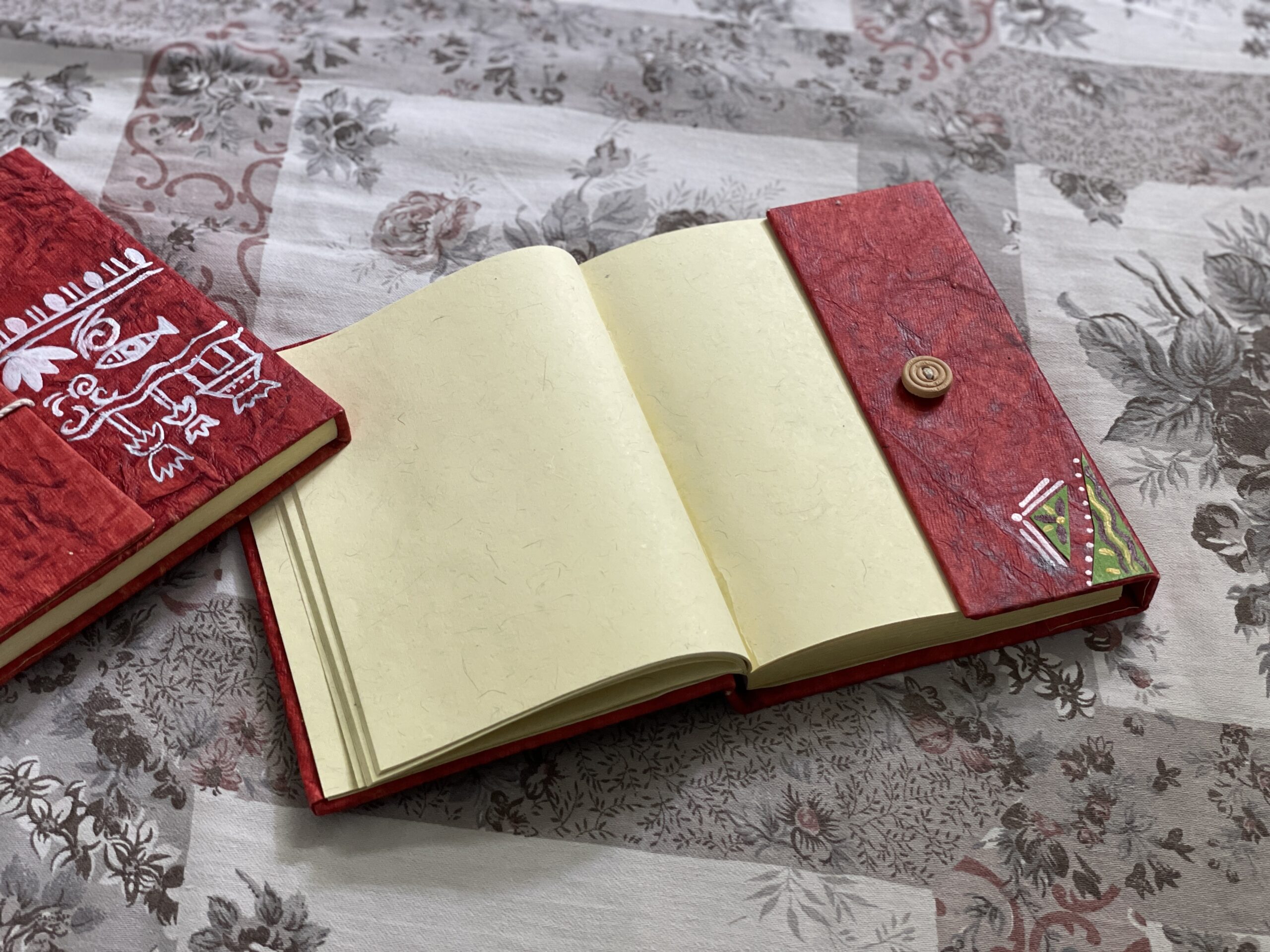 Premium Handcrafted Stationery – Lal Pata Eco Folder Diary by Innocent Hands