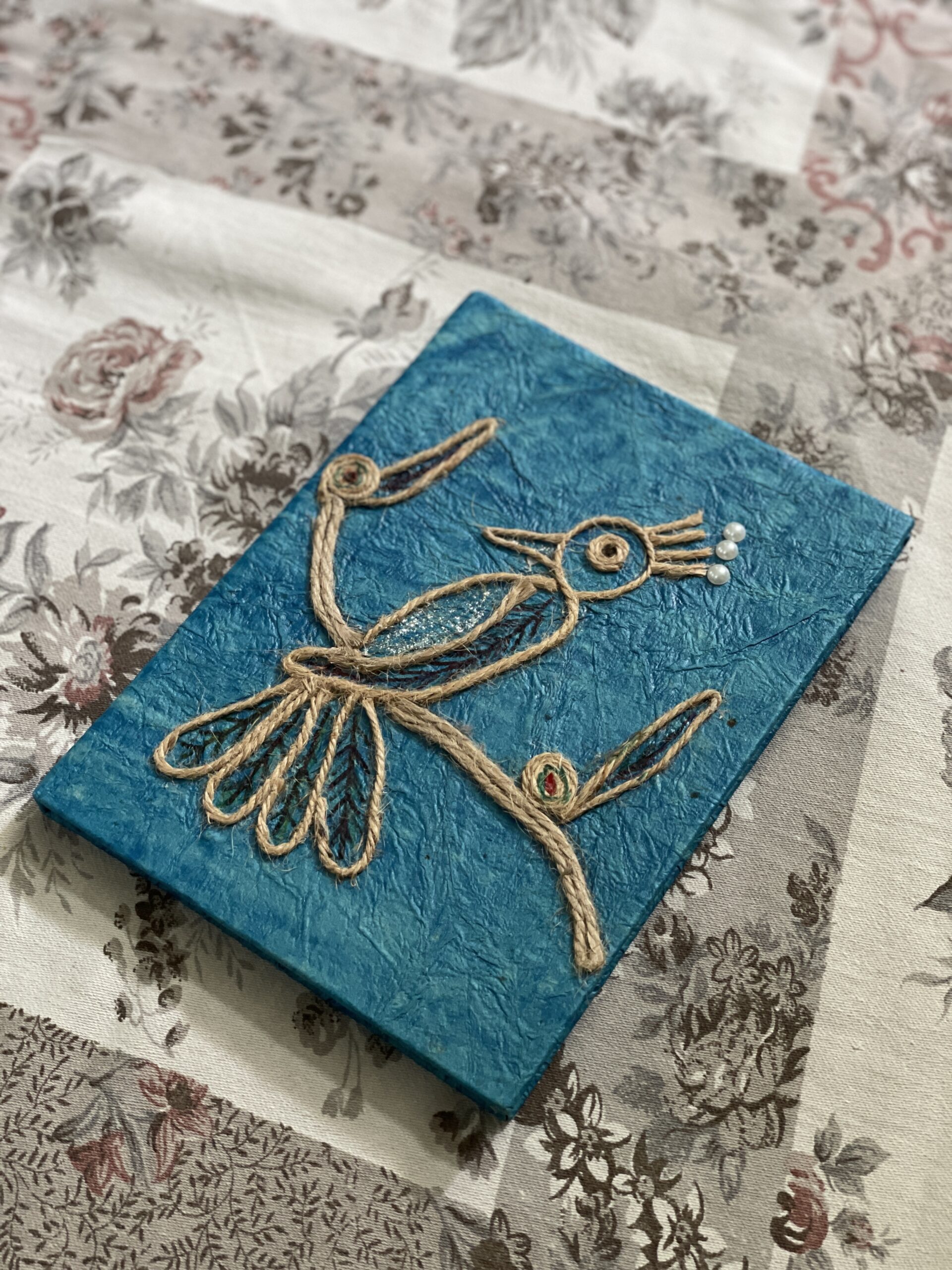 Premium Handcrafted Sustainable Stationery – Neel Tara Journal Diary: "Ocean of Thoughts" by IndiTemptation