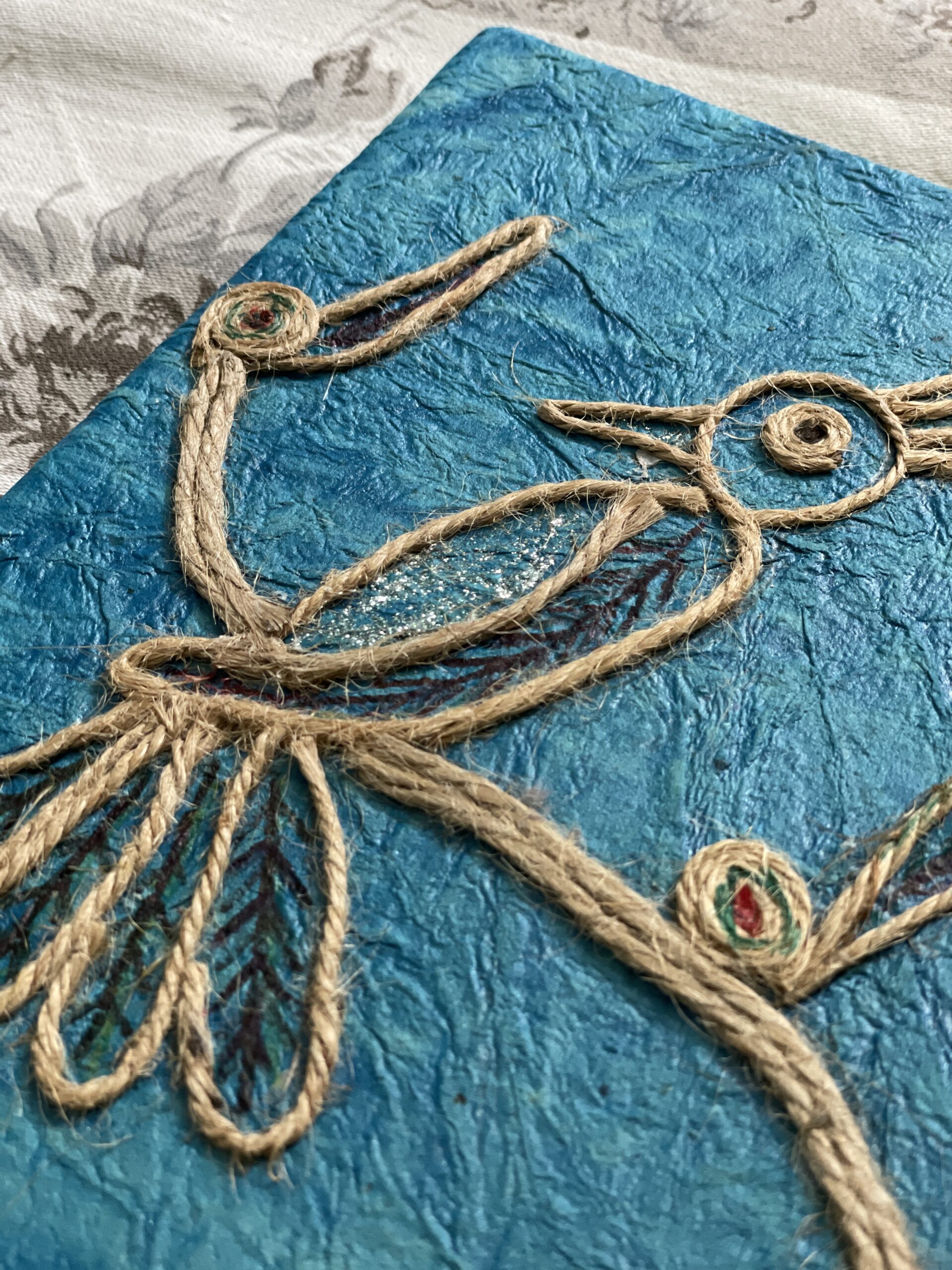Premium Handcrafted Sustainable Stationery – Neel Tara Journal Diary: "Ocean of Thoughts" by IndiTemptation