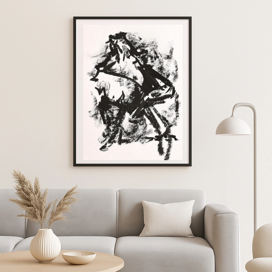 Premium Abstract Fine Art – "Untitled 2022" (The Clone Within Series) by Debajyoti Roy