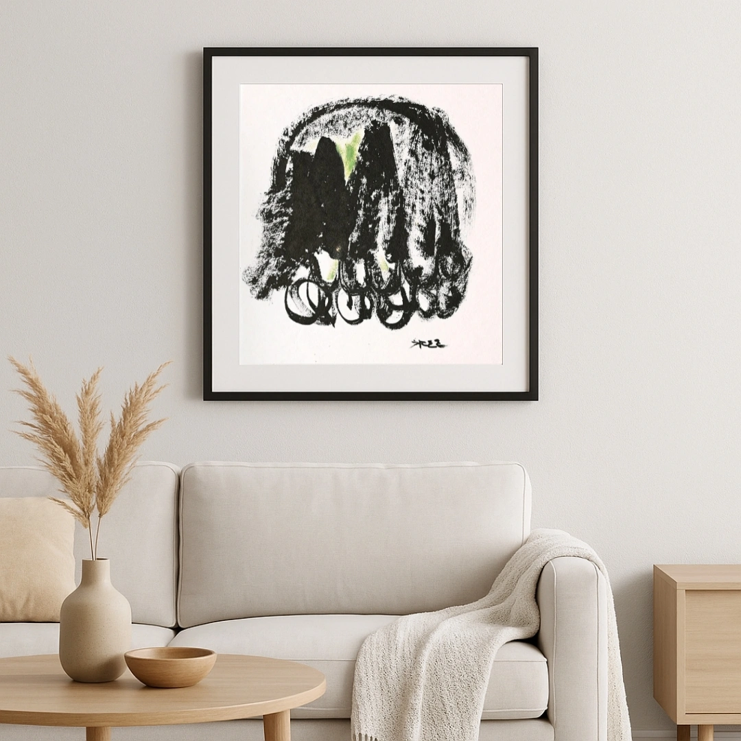 Premium Abstract Fine Art – "Untitled" (The Clone Within Series) by Debajyoti Roy