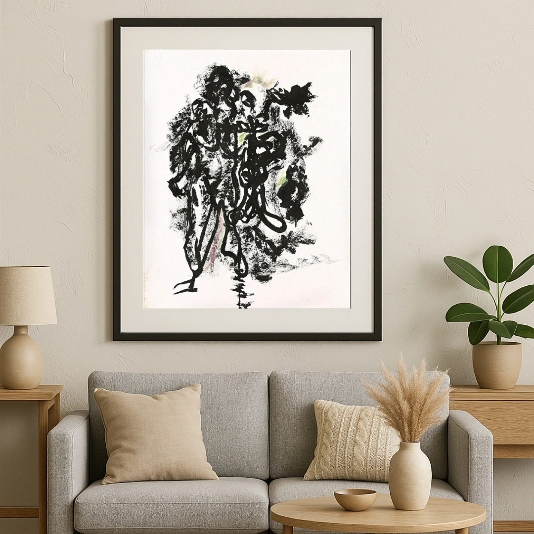 Premium Abstract Fine Art – "Saunter" (The Clone Within Series) by Debajyoti Roy