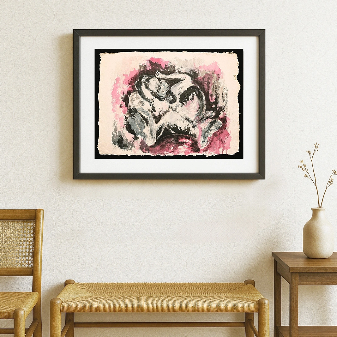 Premium Abstract Fine Art – "Love" (The Clone Within Series) by Debajyoti Roy