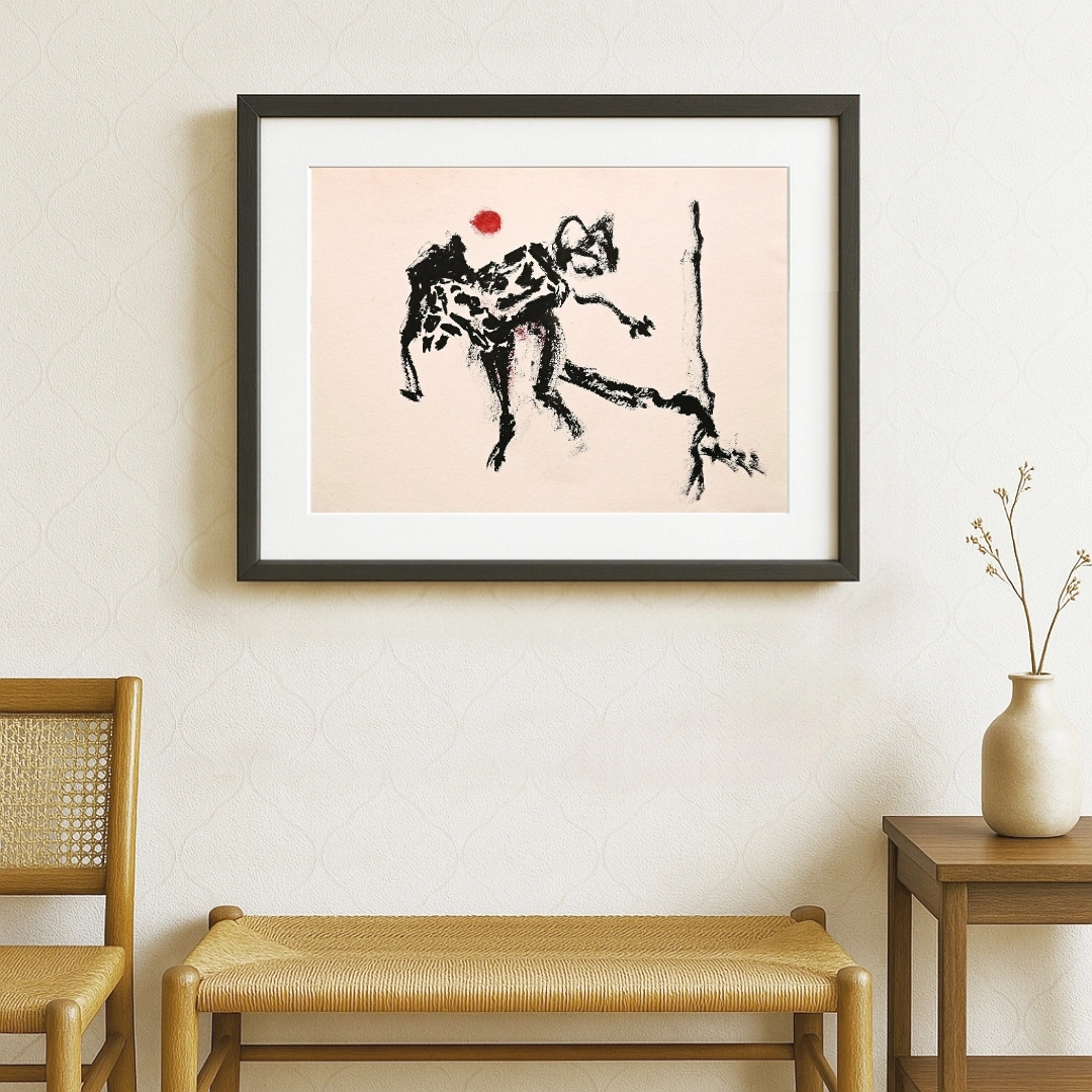 Premium Abstract Fine Art – "Incubus" (The Clone Within Series) by Debajyoti Roy