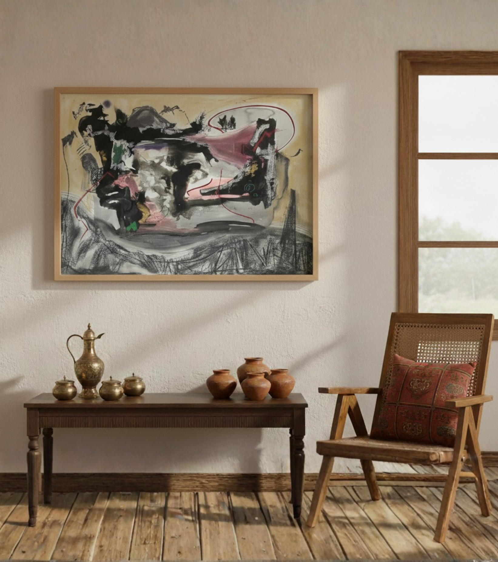 Premium Abstract Fine Art – "Urban Space" (The Clone Within Series) by Debajyoti Roy