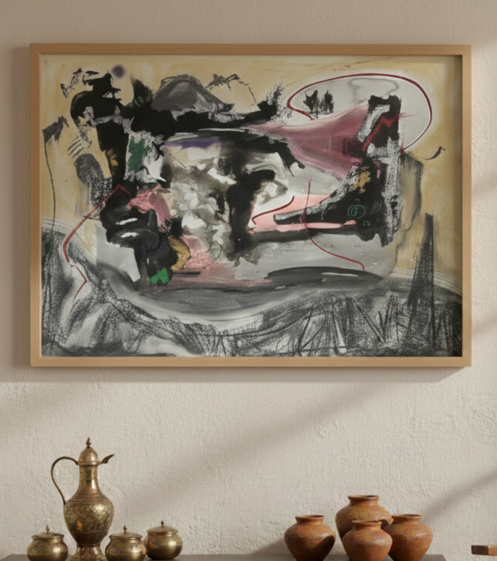 Premium Abstract Fine Art – "Urban Space" (The Clone Within Series) by Debajyoti Roy