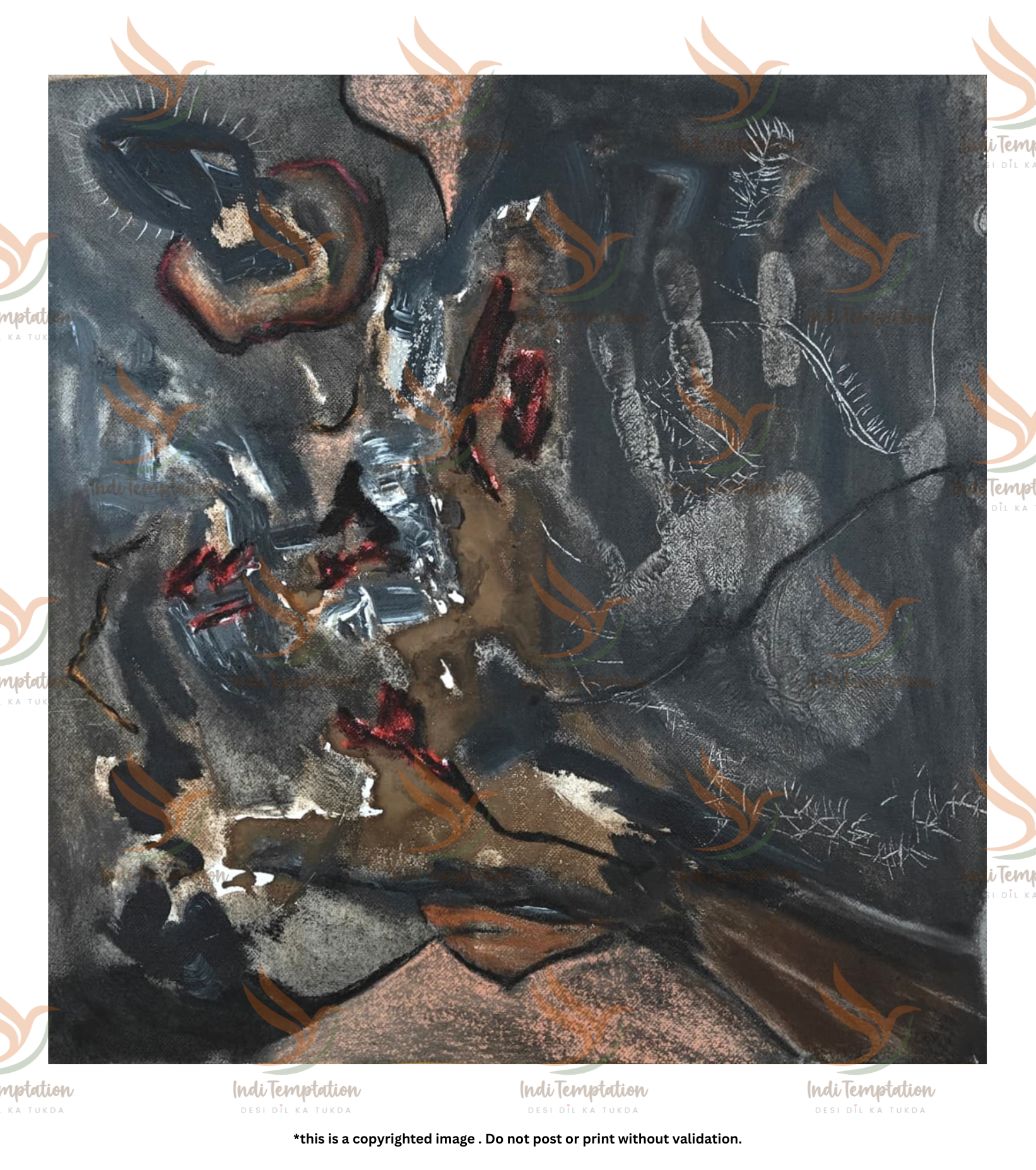 Premium Ethereal Abstract Fine Art – "Pass to the Otherside" by IndiTemptation
