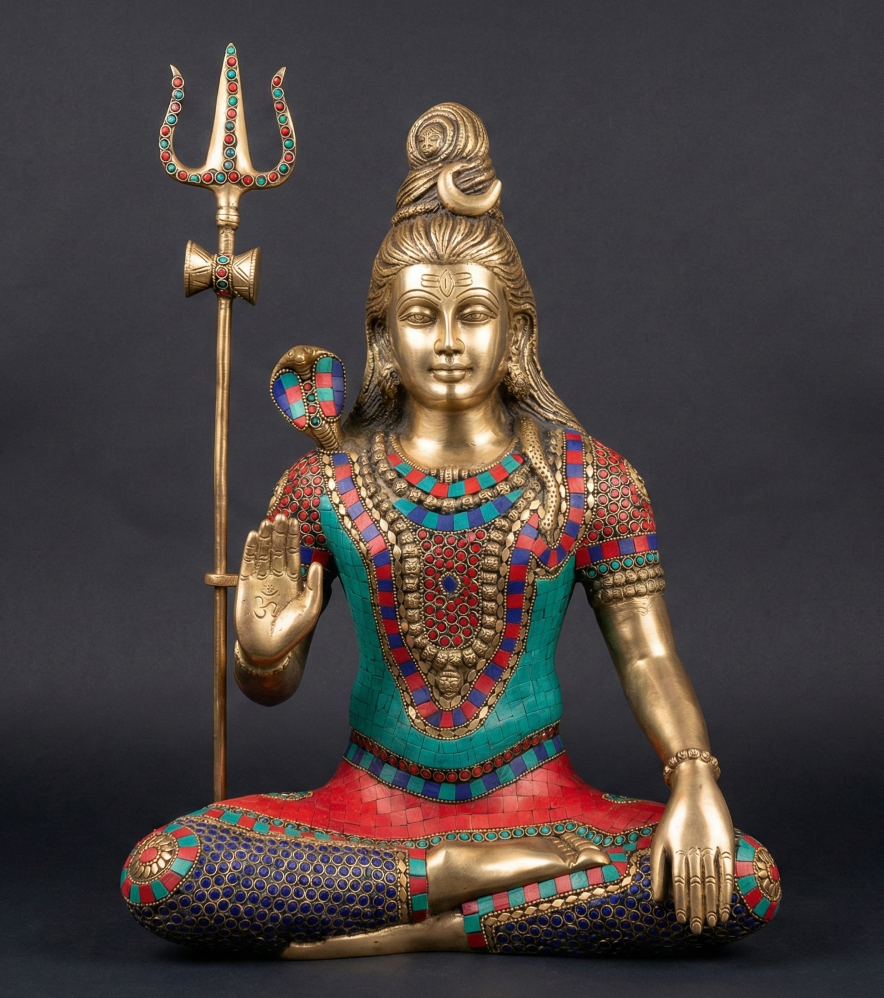 Meditating Mahadev Murti(21")