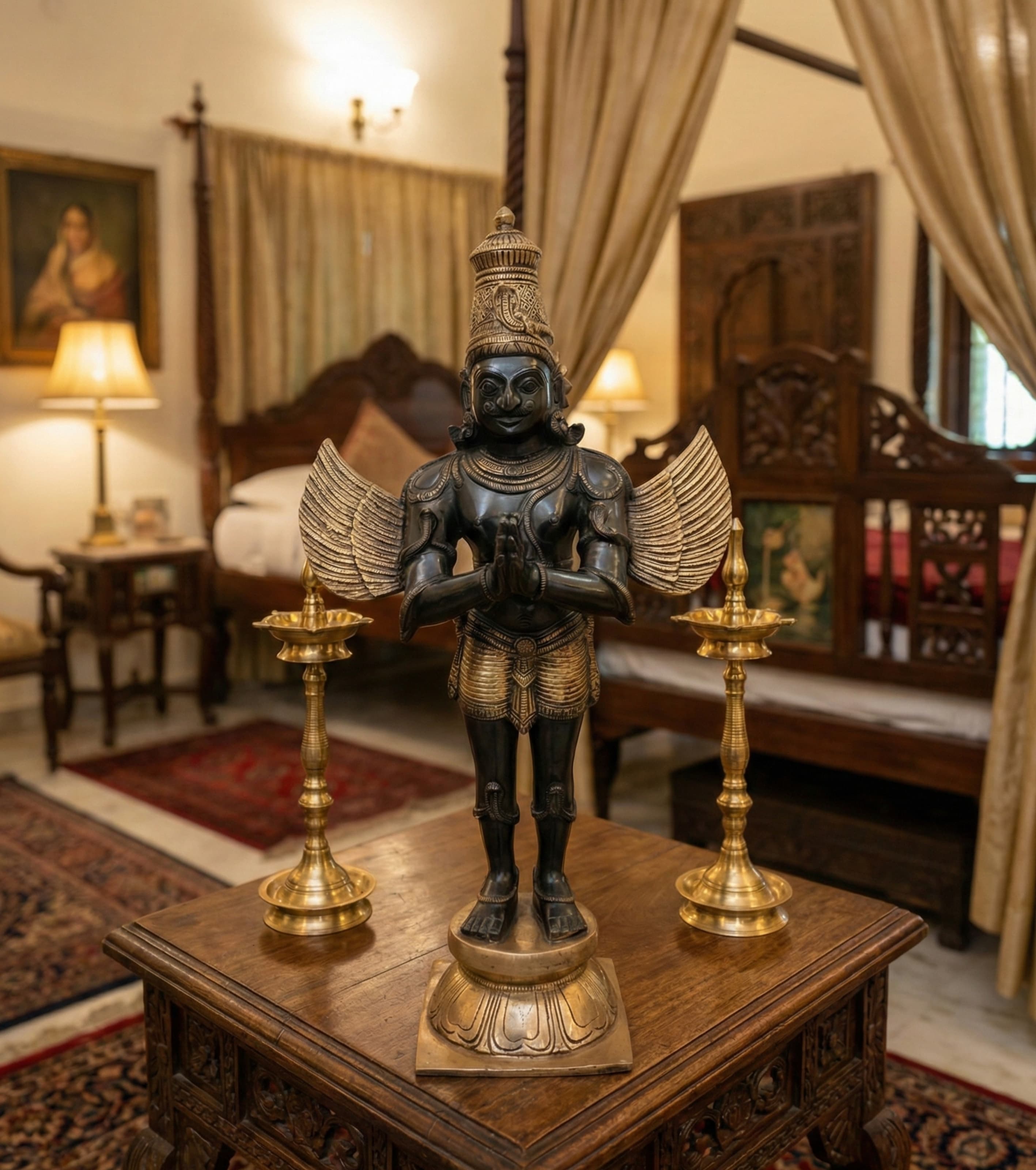 Brass Garuda Statue (22")