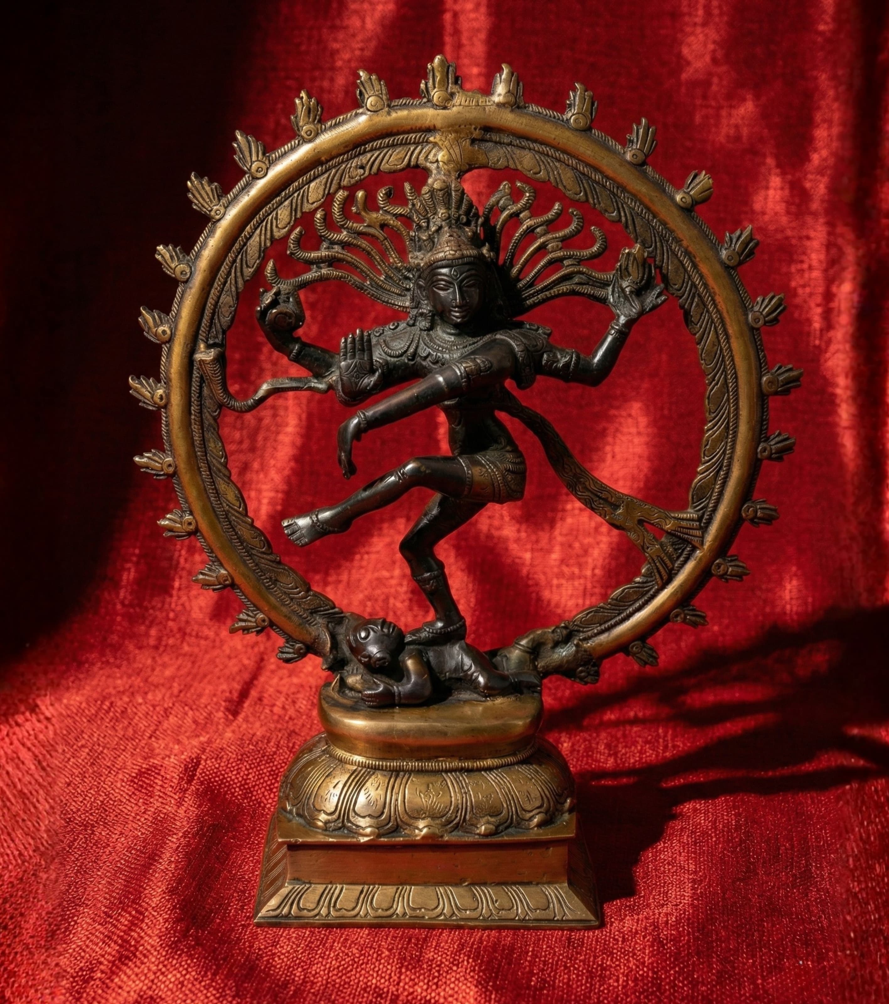 Antique Nataraja Statue (14")