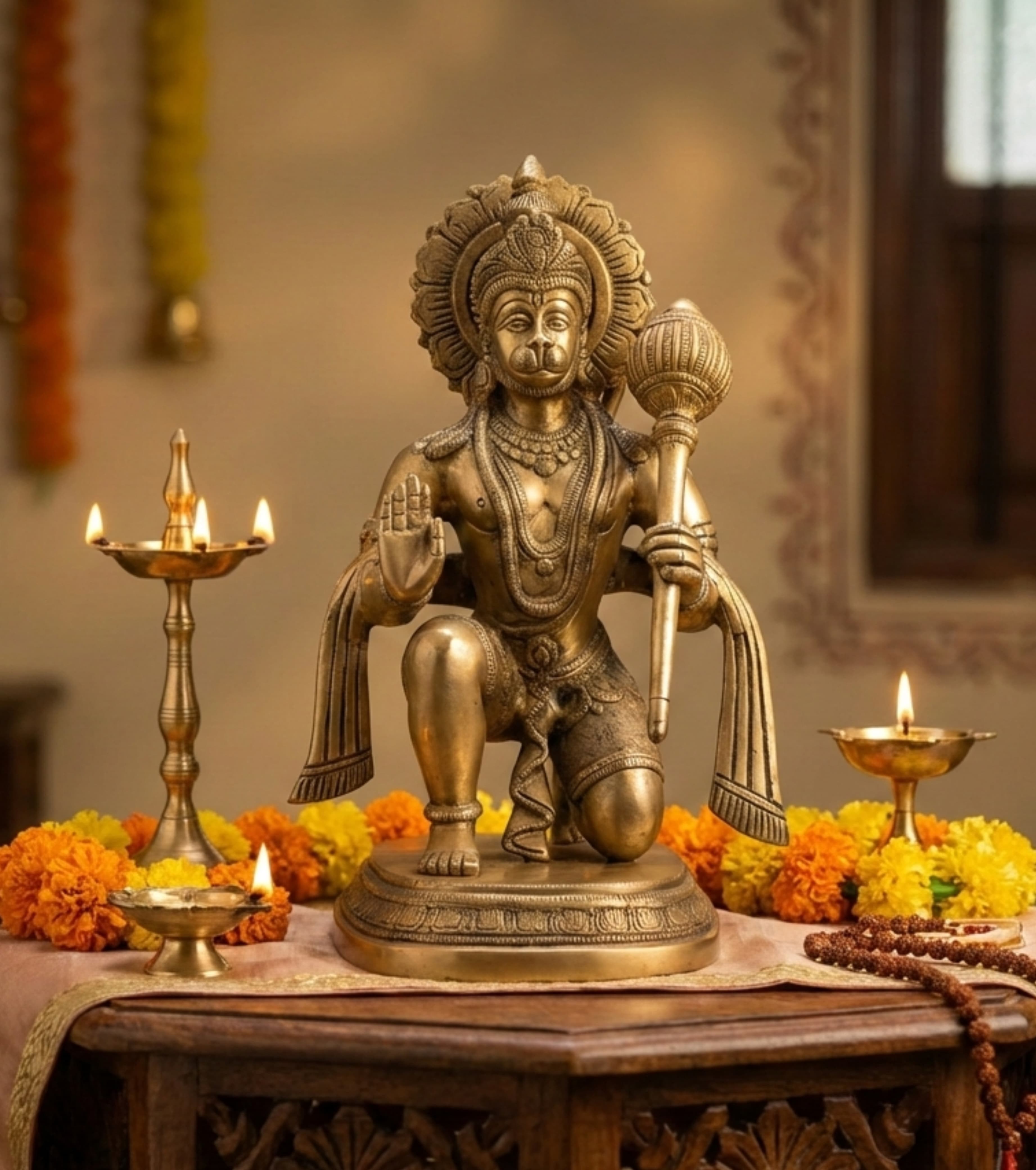 Bajrangbali Sculpture (11")