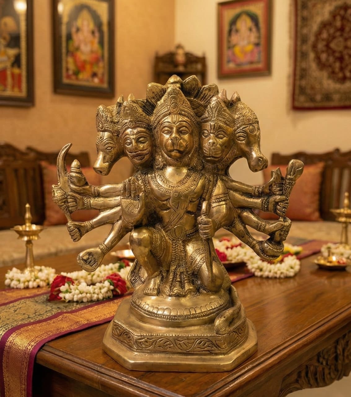 Panchamukhi Hanuman Murti (7")