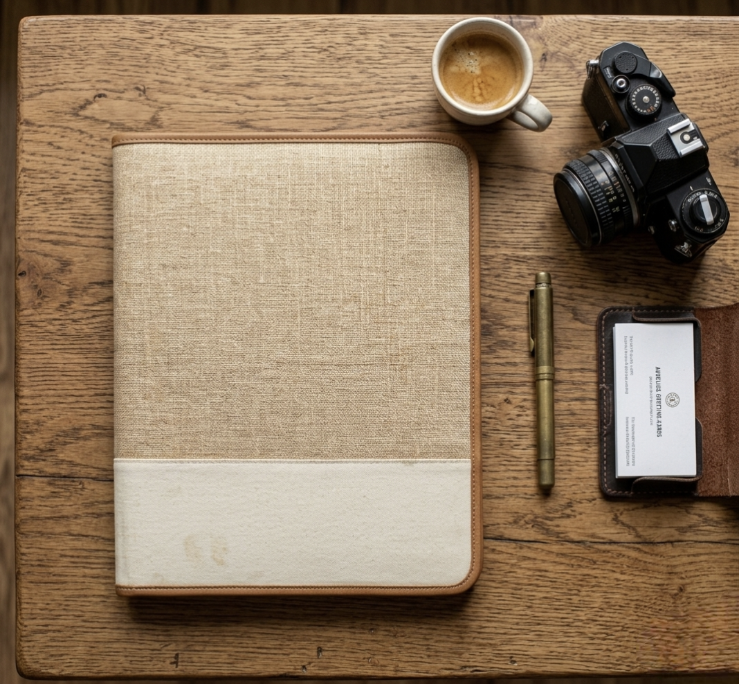 Classic Handcrafted Jute File Folder (100 pcs)