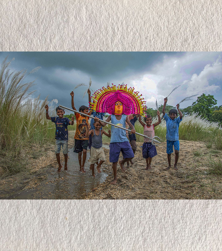 Premium Panoramic Art – Arrival of Joy by Sayantan Sengupta (12"x36") | Indi Temptation