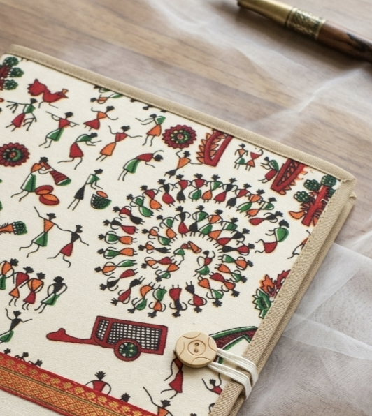 Printed Handcrafted Jute File Folder (MOQ 50pcs)( For more enquiry, Please contact @8100384587