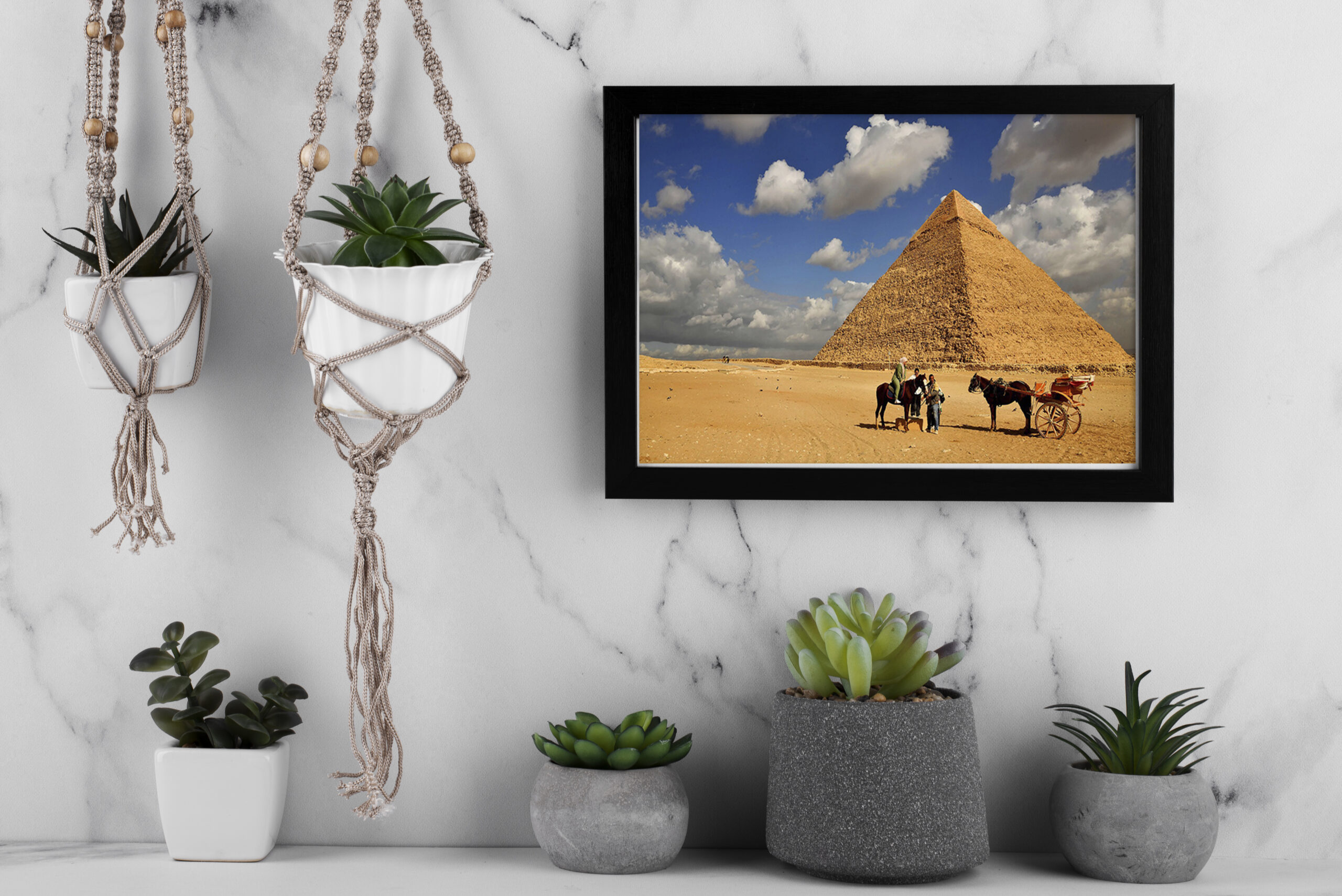 Premium Photographic Art – Golden Heritage: Pyramid of Giza, Cairo by Sayantan Sengupta (8"x12") | Indi Temptation
