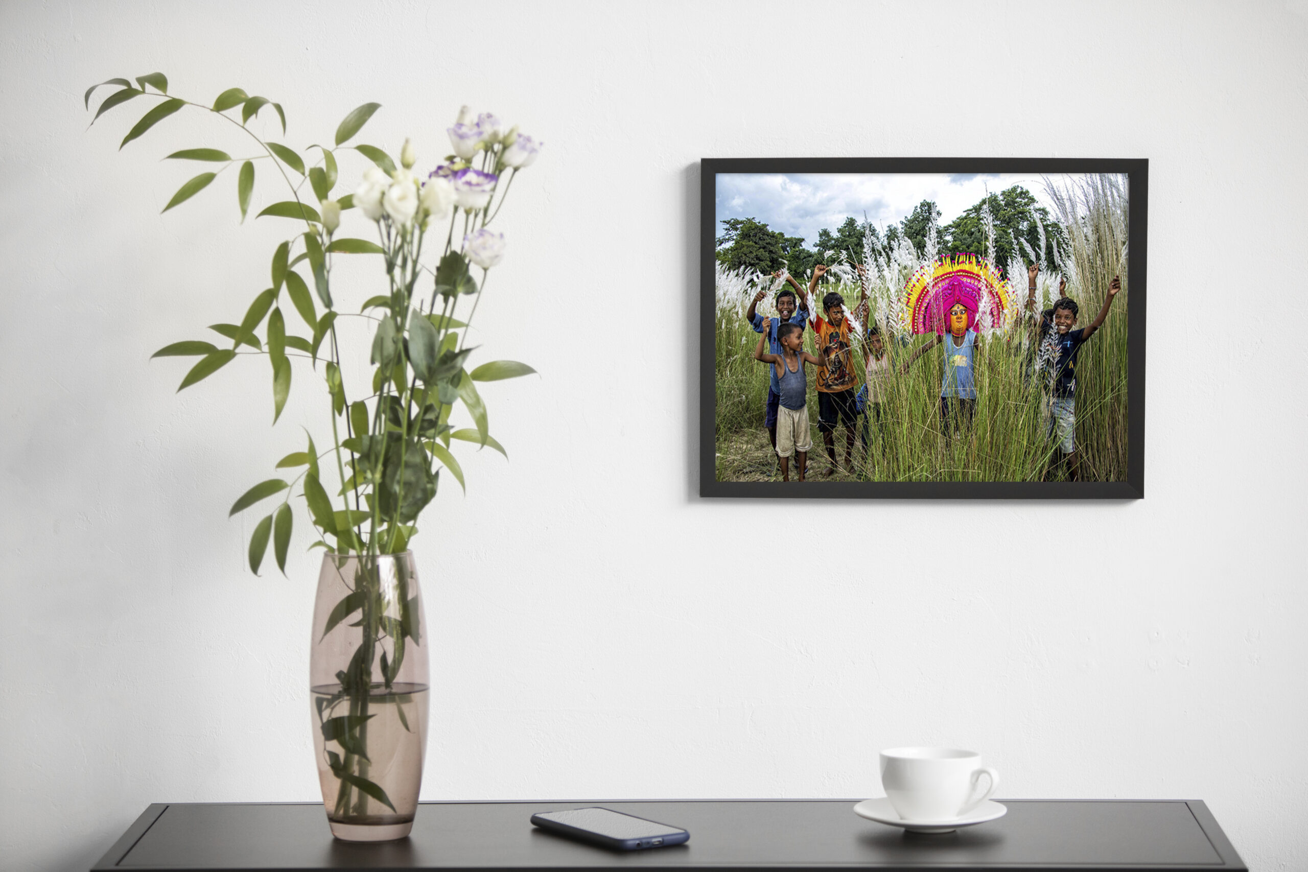 Premium Cultural Art Print – Chhau Mask: Purulia, West Bengal by Sayantan Sengupta (8"x12") | Indi Temptation