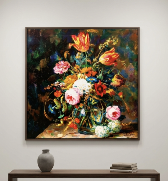 A Symphony of Blossoms in Stillness by Debashis Sen 