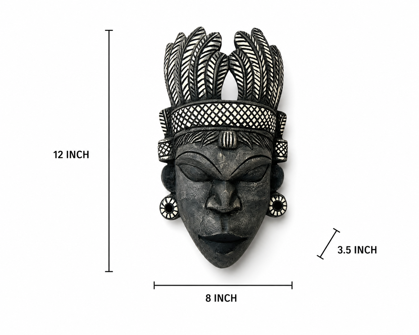 Tribal Face Gomira Mask