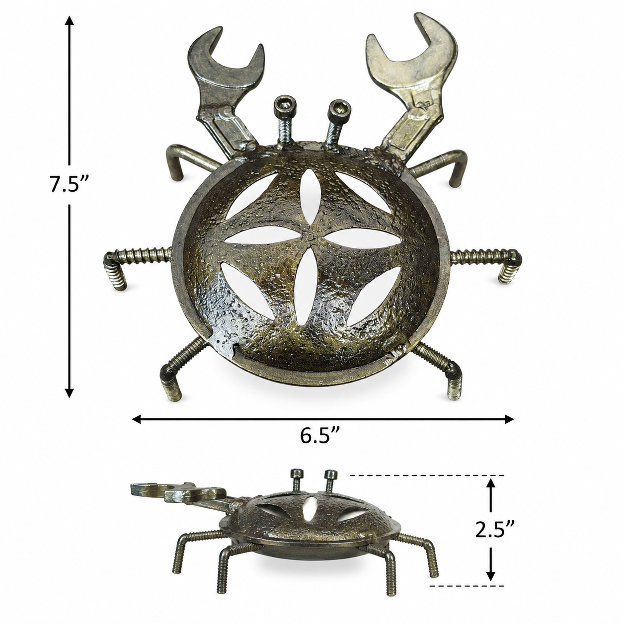 Patterned Crab Paper weight