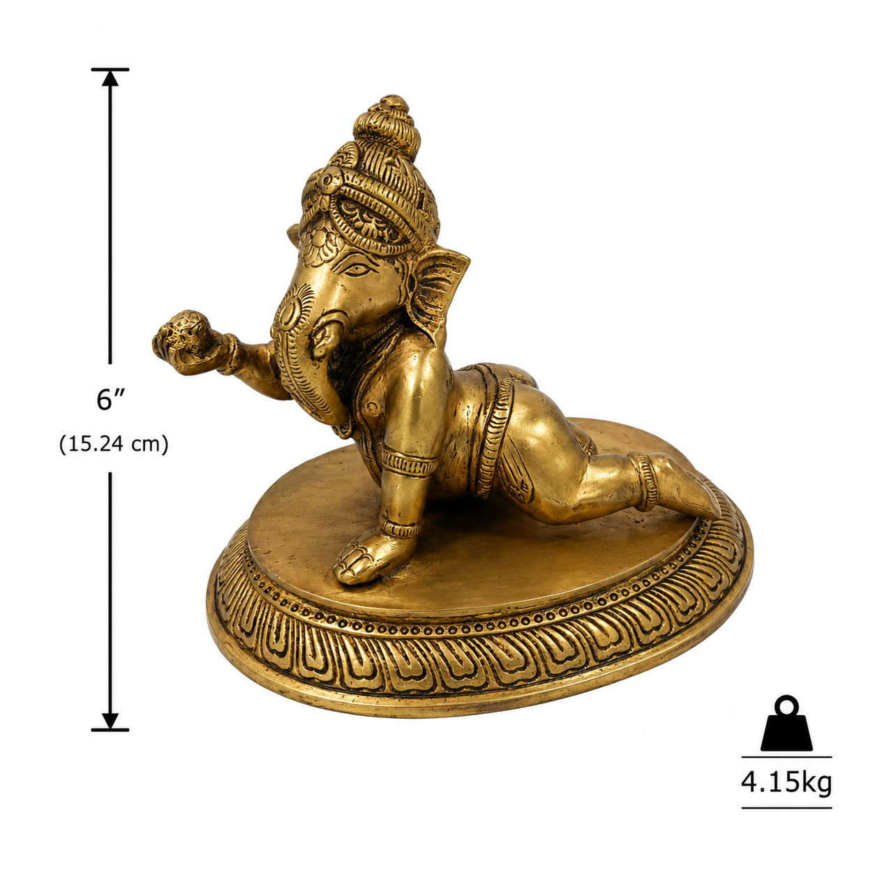 Bal Ganesha Murti (6")