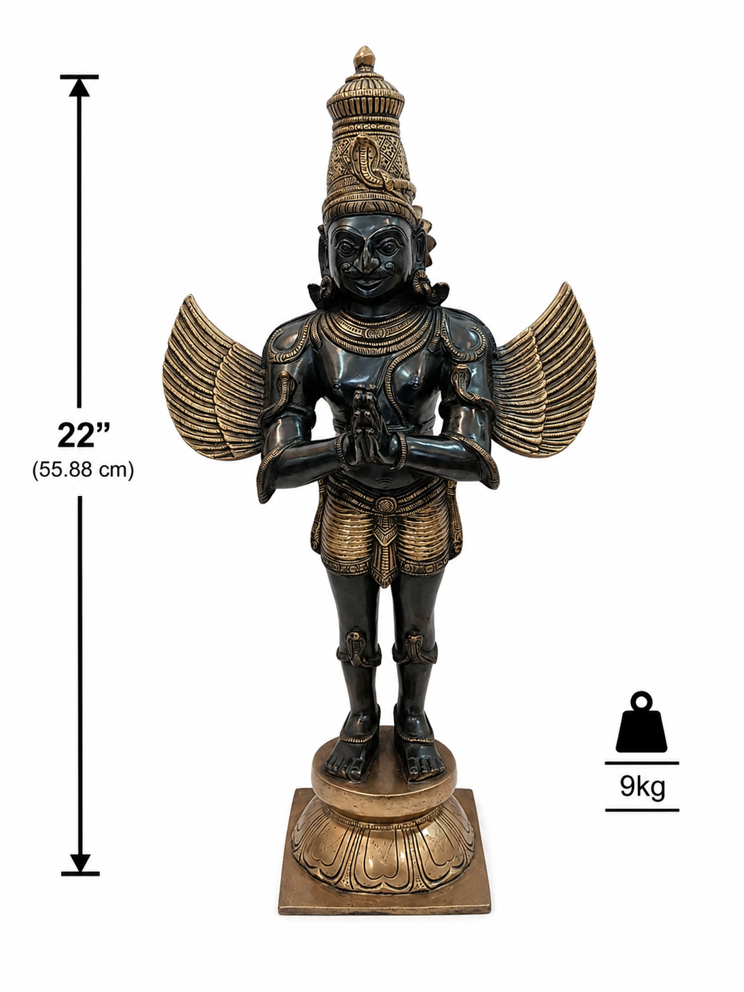 Brass Garuda Statue (22")