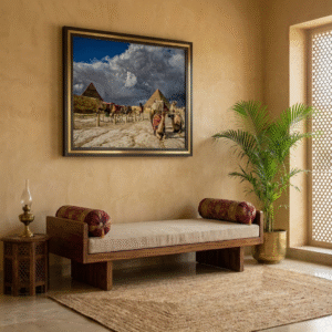 "Echoes of Empire – Camels & Pyramids, Cairo"