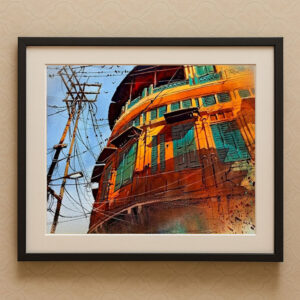 Kolkata Vibes – A3 Watercolor Painting by Ranjan Kurmi