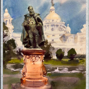 Victoria Majesty – A3 Watercolor by Ranjan Kurmi
