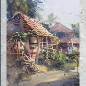 Bengal Roots – A3 Watercolor by Ranjan Kurmi
