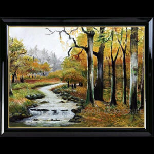 "Whispers of the Woods" – Handcrafted Oil Painting by Rakhi Mukherjee