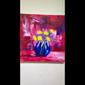 Flower – Bold Floral Still Life by Samhita Bhowmik