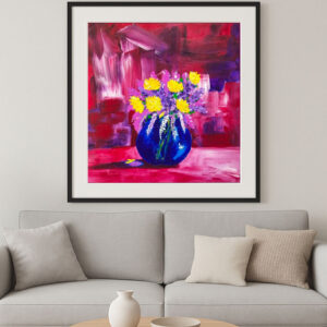 Flower – Bold Floral Still Life by Samhita Bhowmik