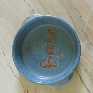 Porcelain dish for baking pie dish-Artist Juin Mayne