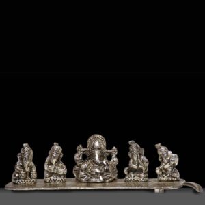 Series of Ganesha Set – Silver-Tone Alloy Collection