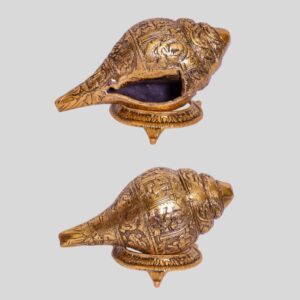 Divine Panchajanya in alloy metal with Antique Finish