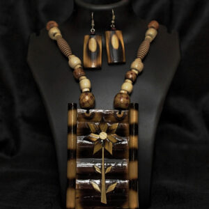 Tribal Torch Bamboo Necklace – Raw Tribal Vibes