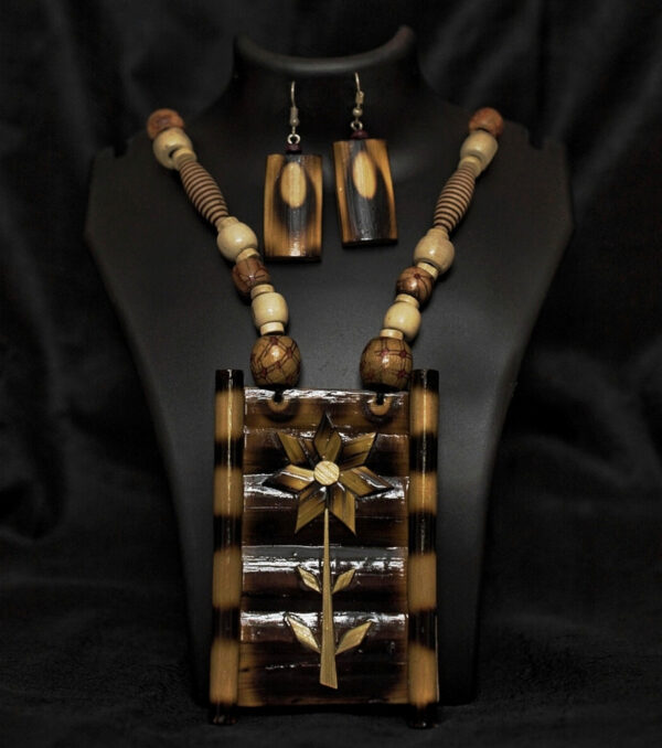 Tribal Torch Bamboo Necklace – Raw Tribal Vibes