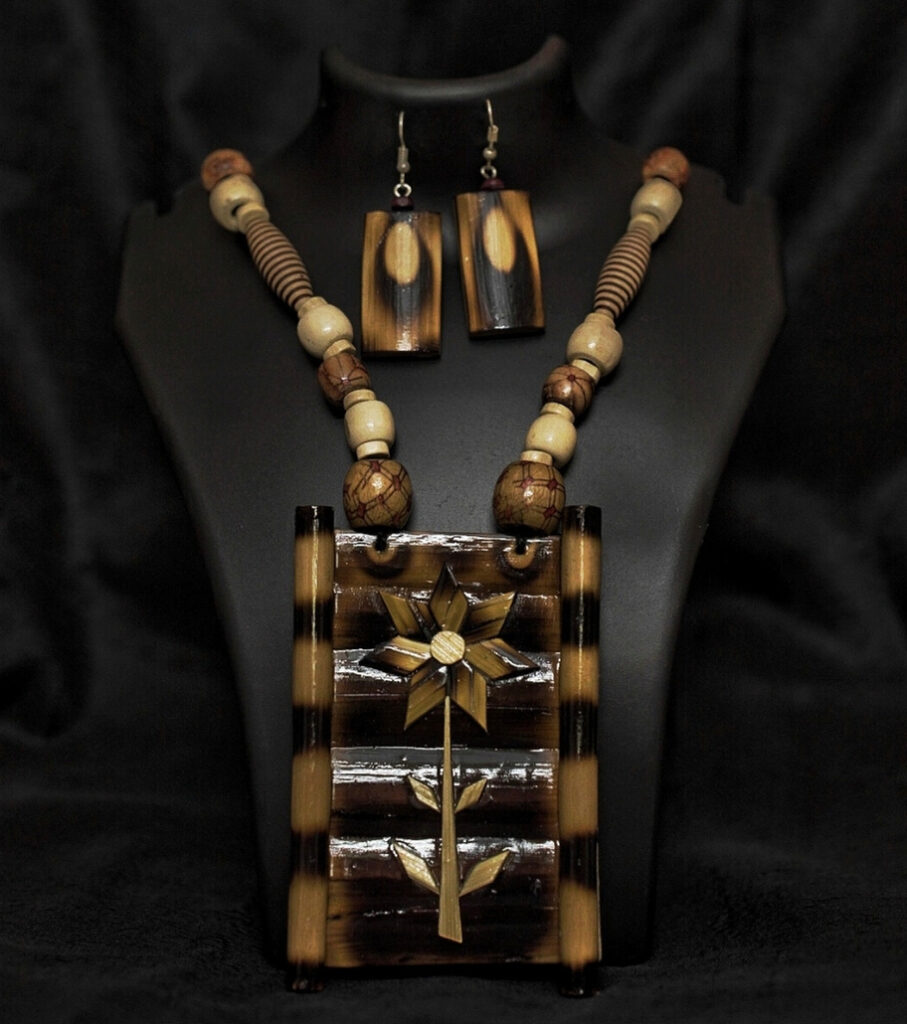 Tribal Torch Bamboo Necklace – Raw Tribal Vibes