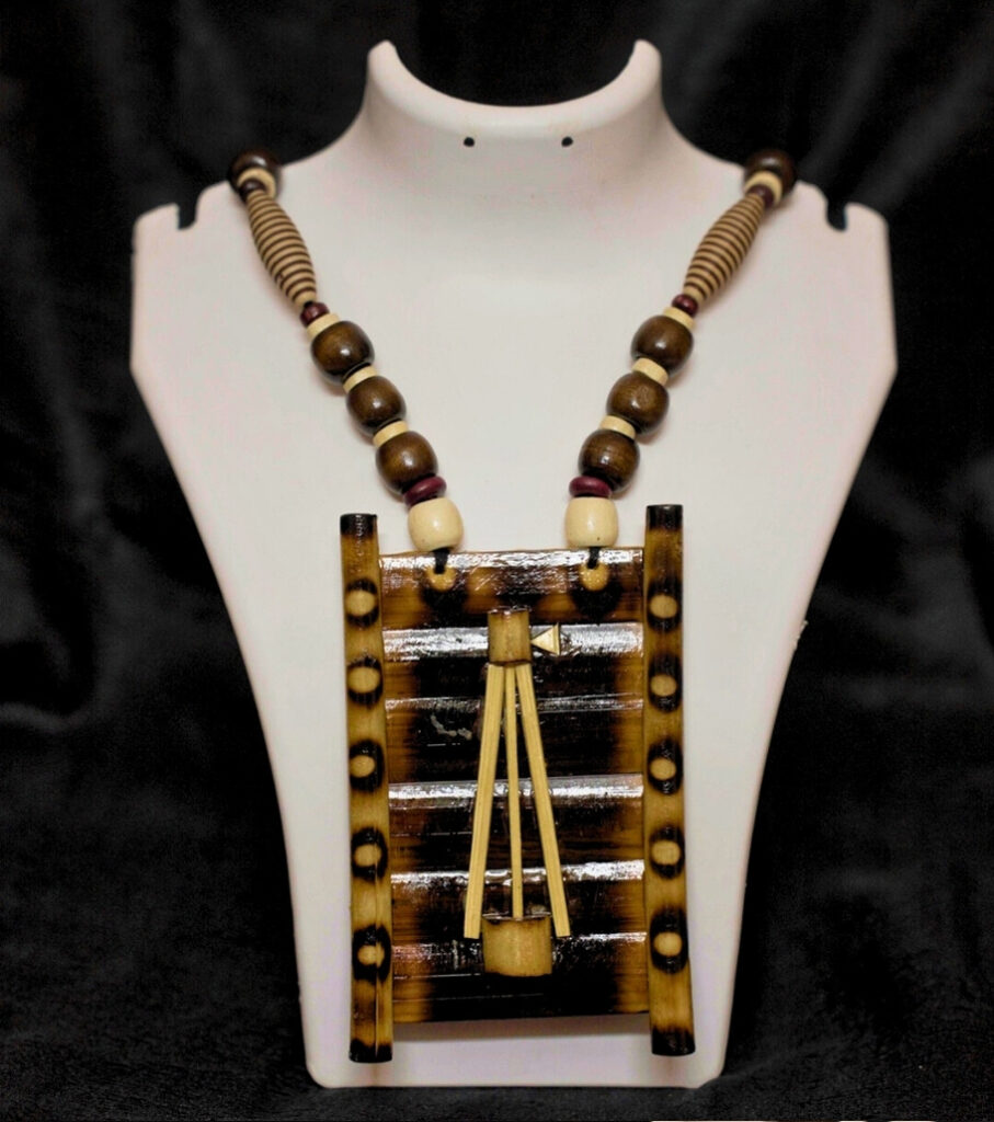 Tribal Torch Bamboo Necklace – Raw Tribal Vibes